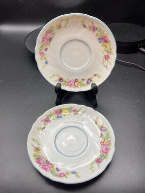 Johann Haviland Floral Saucers